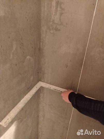 Ремонт, квартир. Штукатурка под маяк ручная