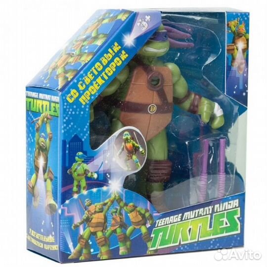 Черепашки ниндзя со световым проектором 2 в 1 0812