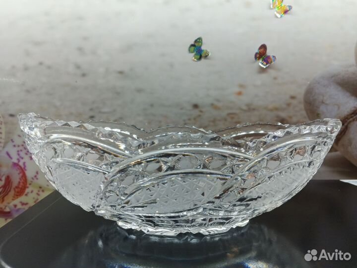 Салатник хрустальный СССР