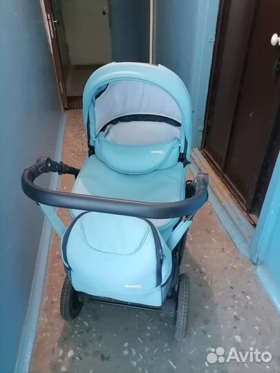 Коляска 2 в 1 эко кожа