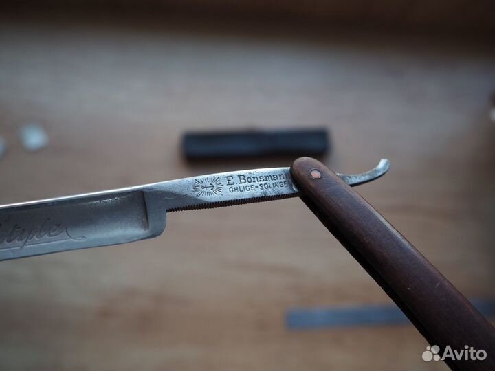 Винтажная Редкая бритва e. bonsmann solingen