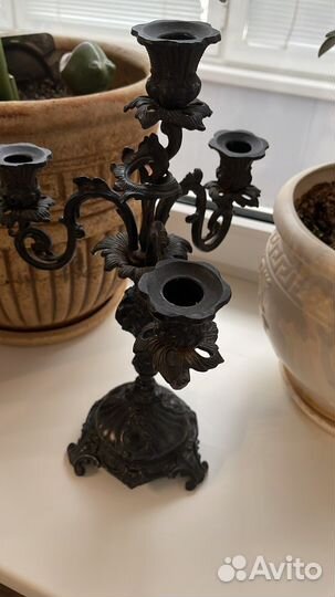 Каслинское литье подсвечник