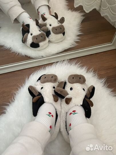 Тапочки корова
