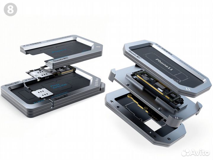 Qianli MiJing BGA трафарет реболлинг iPhone X - 14