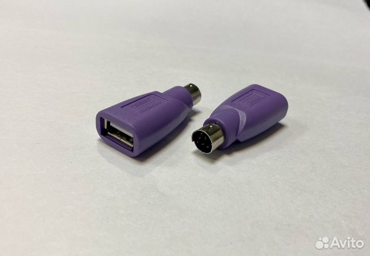 Переходник USB-PS/2 адаптер для клавиатуры, мыши