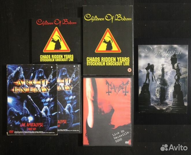 DVD arch enemy, nightwish