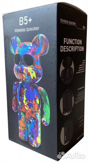 Портативная беспроводная Bluetooth колонка Медведь