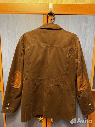 Джинсовый коричневый пиджак «pgreat»