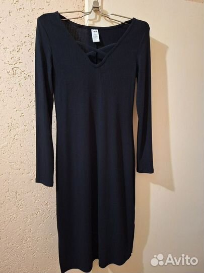 Платье лапша с разрезом