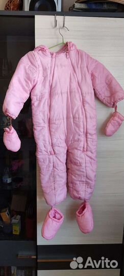Комбинезон осенний для девочки 2-3 г