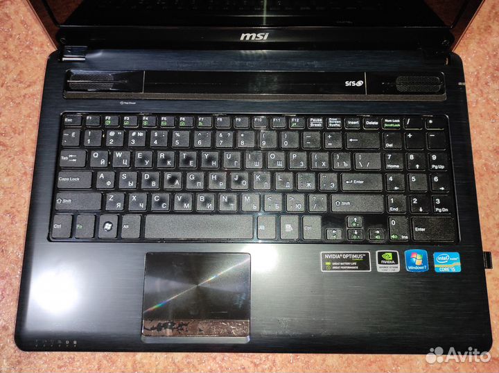 Ноутбук msi cx640 Intel core i7 2760QM