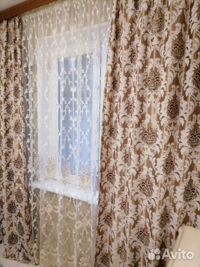 Комплект шторы и тюль