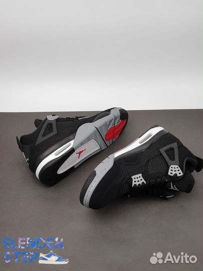 Кроссовки Air Jordan 4 Retro SE Black Canvas