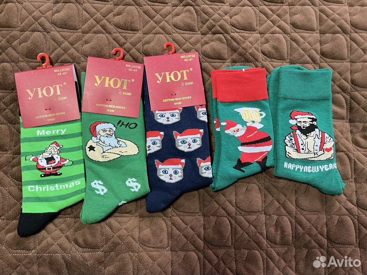 Новогодние носки