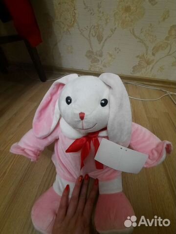 Мягкая игрушка заяц новый