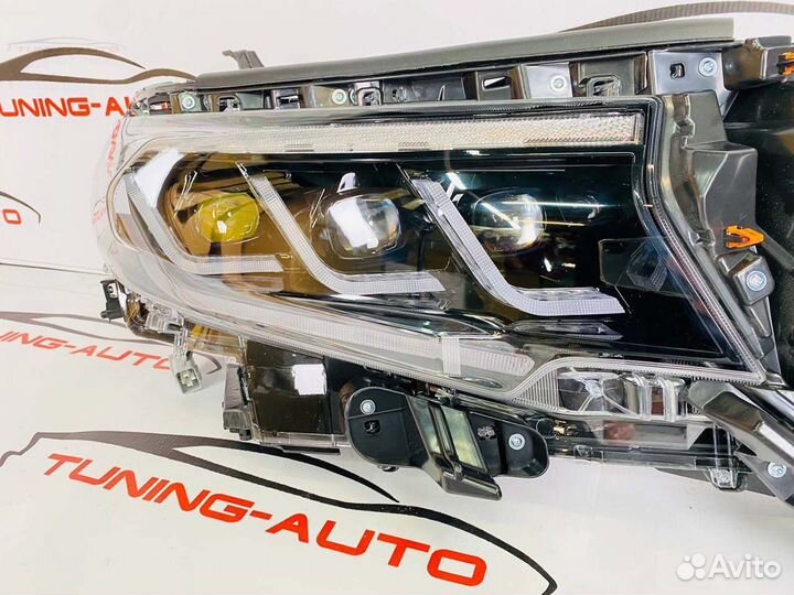 Фары Toyota Land Cruiser Prado 150 Lexus style Q10