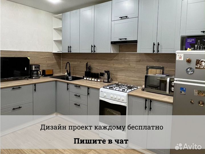Качественный кухонный гарнитур угловой