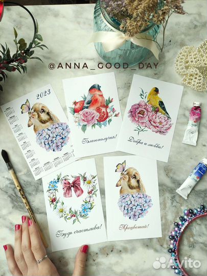 Индивидуальное занятие по рисованию, акварель