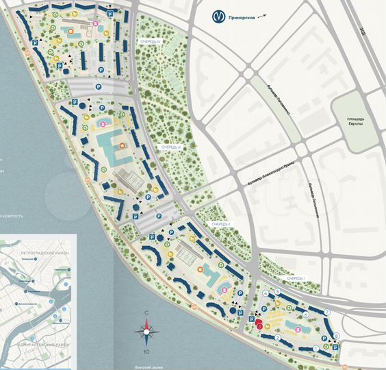 Помещение в ЖК Морская набережная, видовое 141,8 м