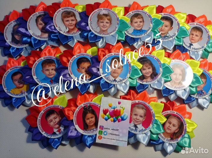 Значок медаль выпускника / нагрудные значки с фото