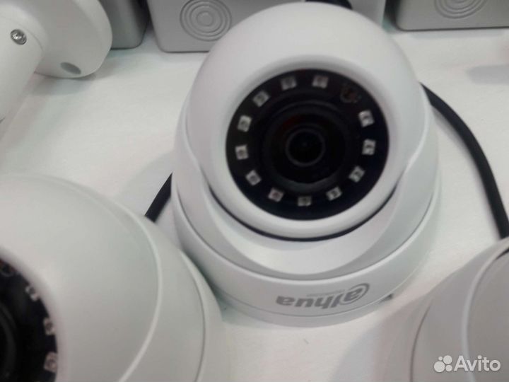 Видеонаблюдение 4Мп регистратор Dahua 6 камер