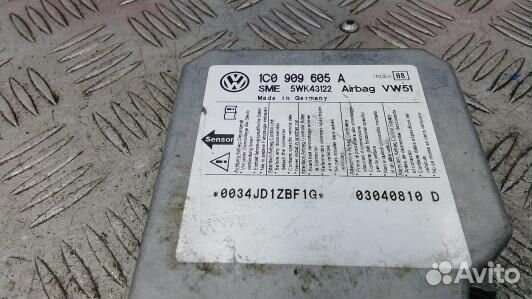 Блок управления airbag volkswagen bora 1 (LBE06OQ0