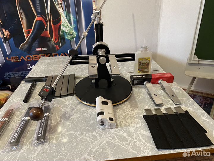 Заточка ножей на профессиональном оборудовании