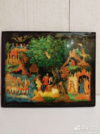 Лаковая картина под Палех