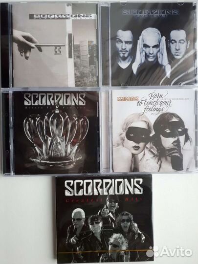 CD диски Scorpions, Bon Jovi