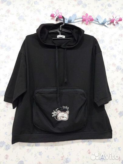 Футболка худи 60 62 размера