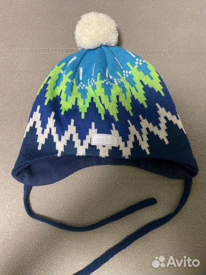 Зимняя/демисезонная шапка Lassie на мальчика 46-48