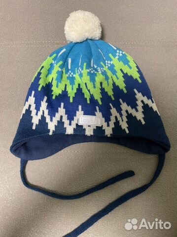 Зимняя/демисезонная шапка Lassie на мальчика 46-48