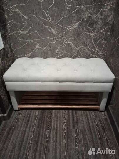 Банкетка в прихожую с ящиком