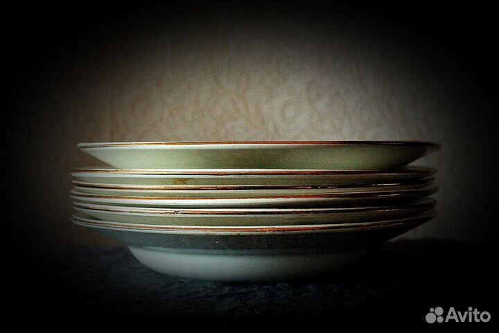 Тарелки суповые СССР буди 6 штук комплект