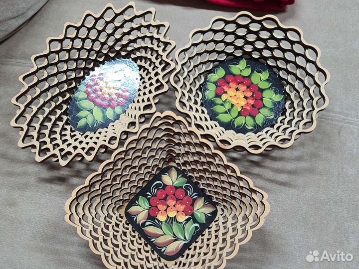 Сухарница, конфетница 3 штуки