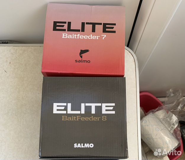 Катушки карповые/фидерные и байтраннером Salmo