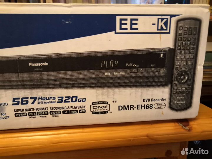 Panasonic DMR EH 68 новый двд рекордер