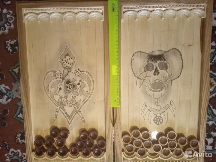 Нарды ручной работы новые