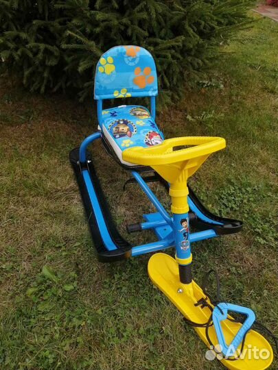 Детский снегокат Щенячий патруль