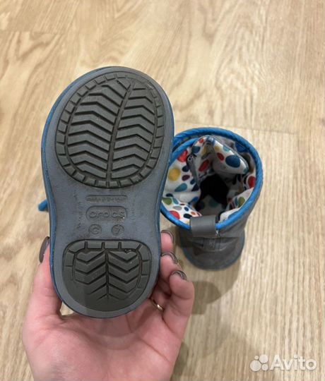 Сапожки демисезонные детские