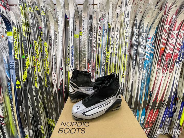 Лыжные ботинки fischer xc comfort silver