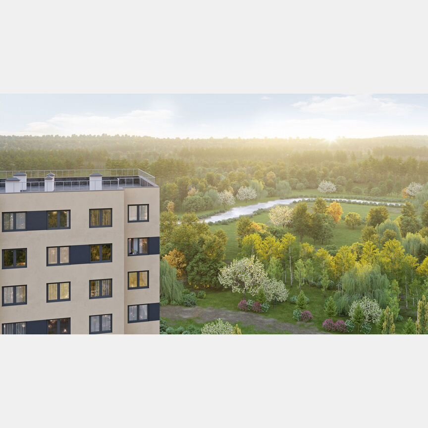 2-к. квартира, 44,3 м², 22/25 эт.