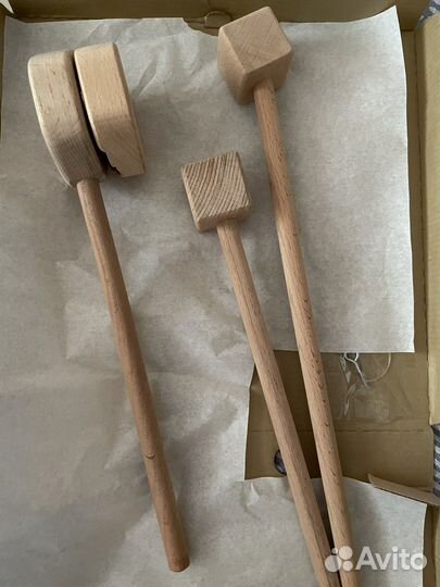 Мобиль на кроватку деревянный