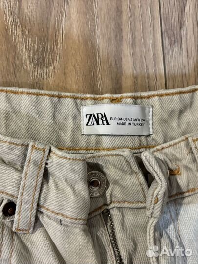 Джинсы zara 34