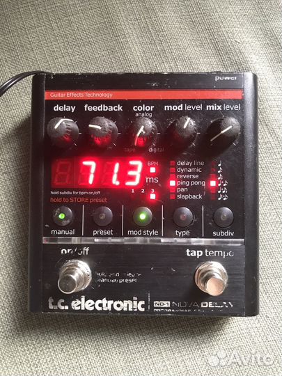 Tc electronic nova delay ND-1