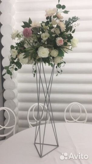 Украшение на свадебный стол