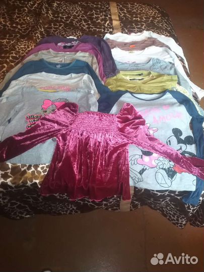 Вещи пакетом на девочку 6-8лет