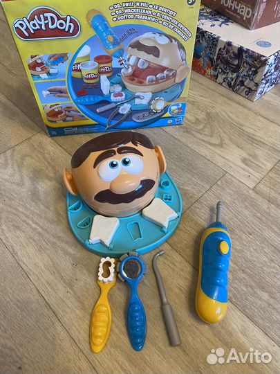 Набор плей до стоматолог(play-doh)