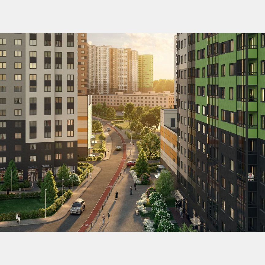 Квартира-студия, 21,4 м², 22/24 эт.