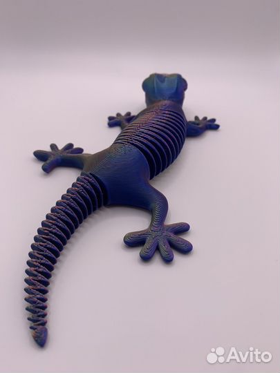 Детская подвижная игрушка Геккон 17 см